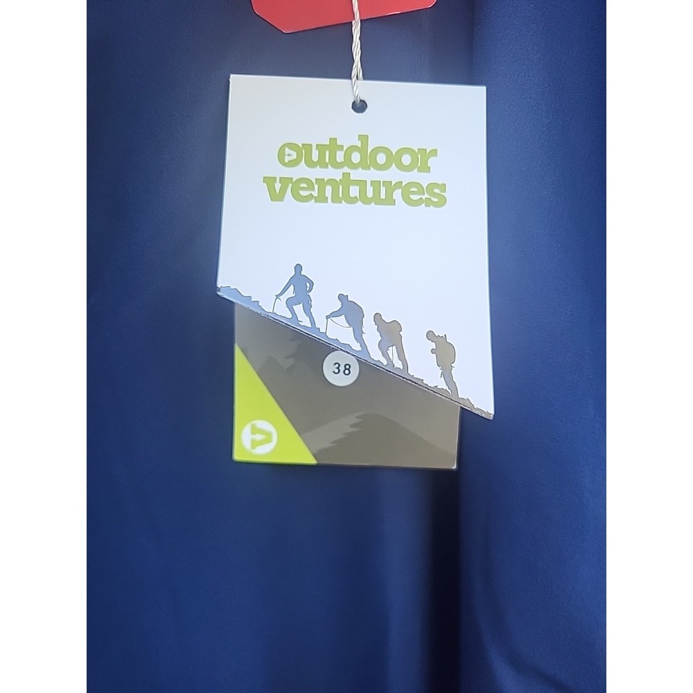 outdoor ventures mens outdoor‎ performance shorts size 38 navy blue nwt - Picture 2 of 10